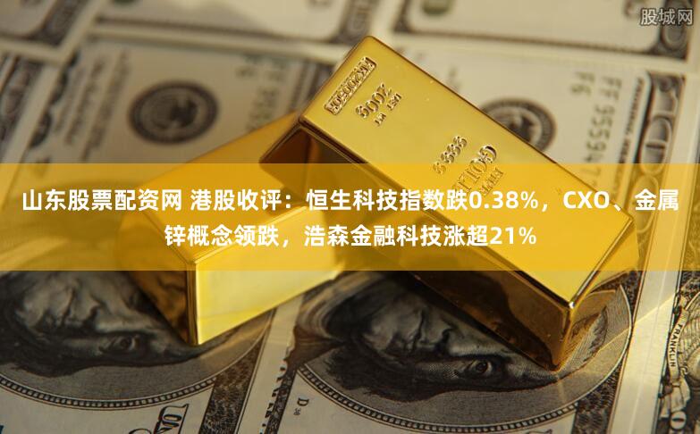 山东股票配资网 港股收评：恒生科技指数跌0.38%，CXO、金属锌概念领跌，浩森金融科技涨超21%