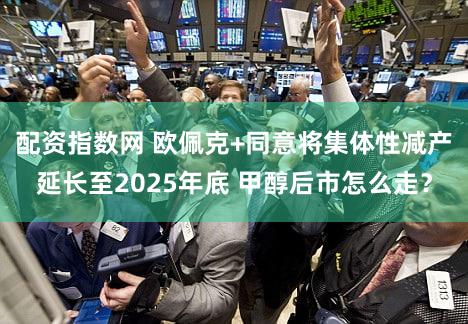 配资指数网 欧佩克+同意将集体性减产延长至2025年底 甲醇后市怎么走？