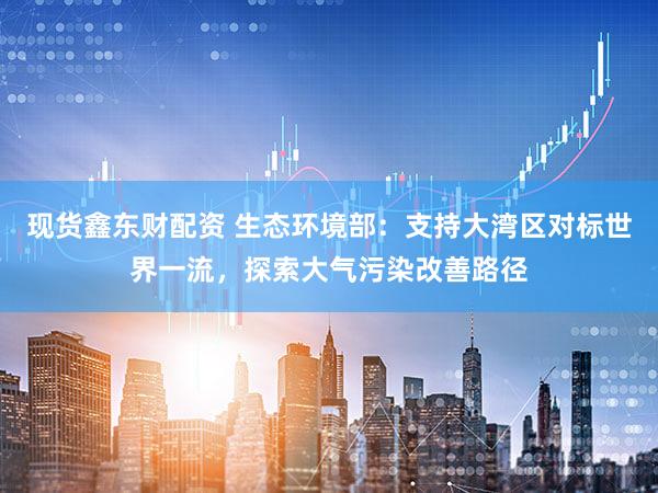 现货鑫东财配资 生态环境部：支持大湾区对标世界一流，探索大气污染改善路径